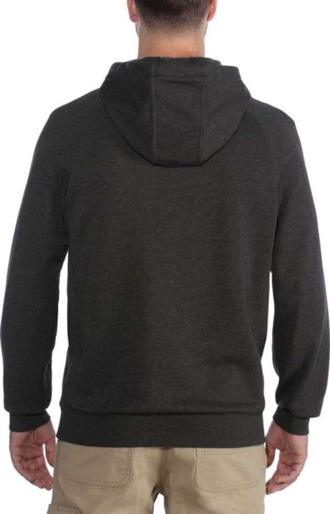 Carhartt M's Delmont Graphic Hooded Sweatshirt Black Heather, view: 2