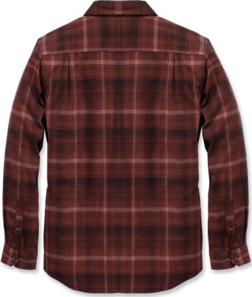Carhartt M's L/S Rugged Flex Hamilton Plaid Shirt Dark Cedar, view: 1