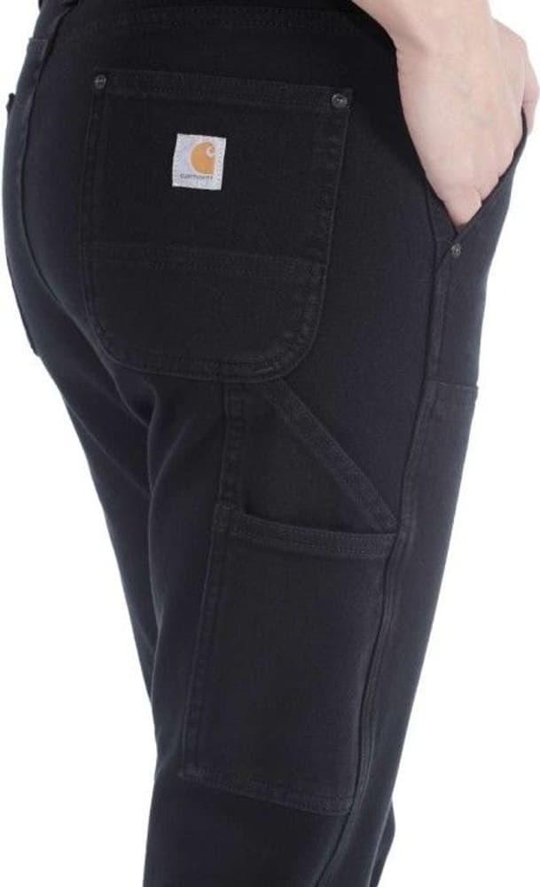 Carhartt W's Stretch Twill Double Front Trousers Black, view: 7