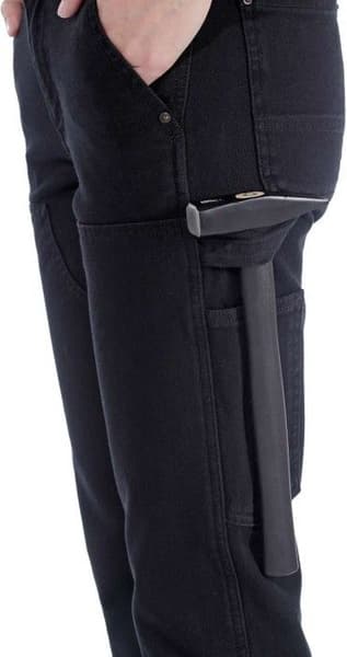 Carhartt W's Stretch Twill Double Front Trousers Black, view: 6