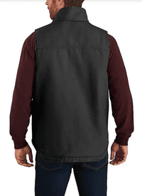 Carhartt M's Washed Duck Lined Mockneck Vest - Loose Fit Black - view: 1