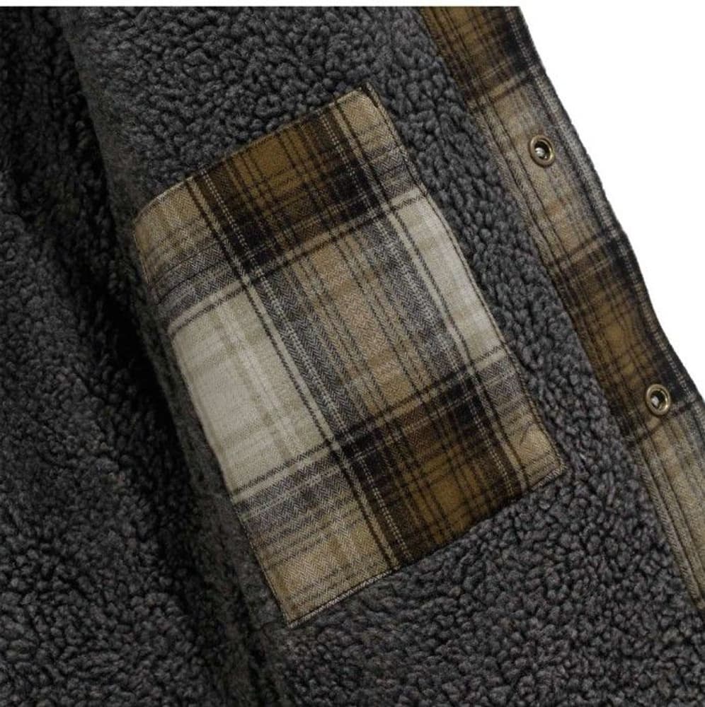Carhartt M's Hubbard Sherpa Lined Shirt Jacket Relaxed Fit Fir Green, view: 3