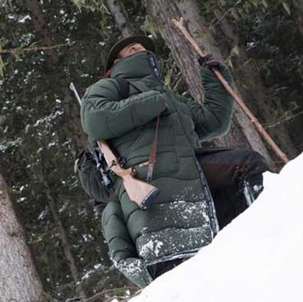 Loden Vakjacka med avtagbar fotsäck L, view: 2