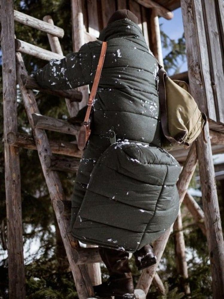 Loden Vakjacka med avtagbar fotsäck M, view: 10