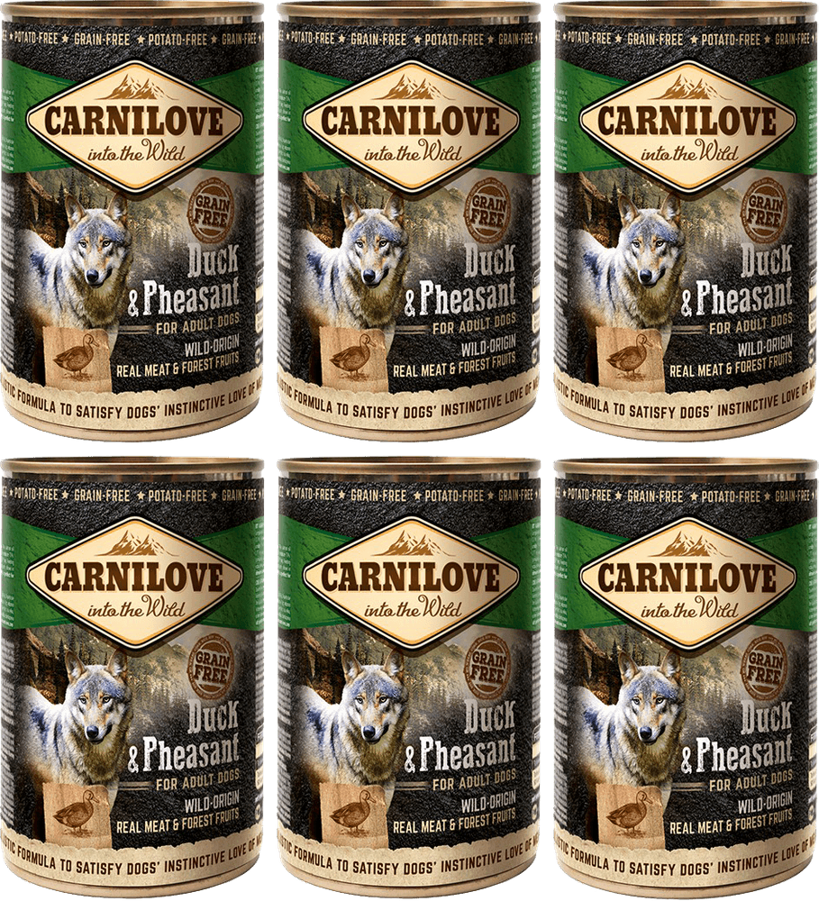 Wild Meat Duck & Pheasant 6 x 400 g, view: 0