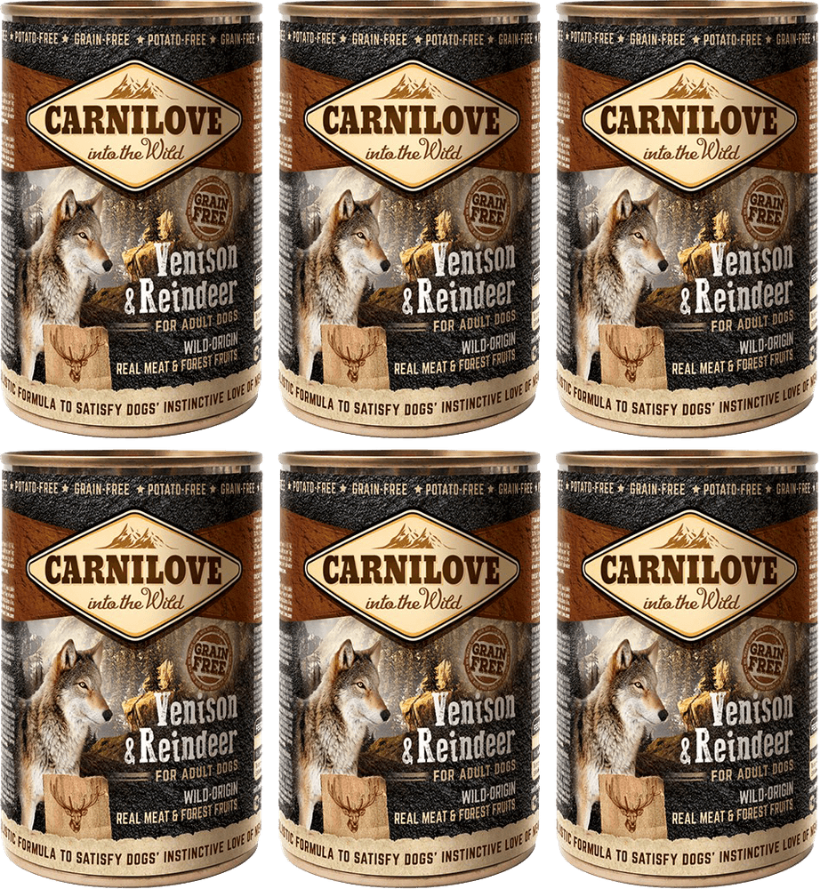 Wild Meat Venison & Reindeer 6 x 400 g, view: 0