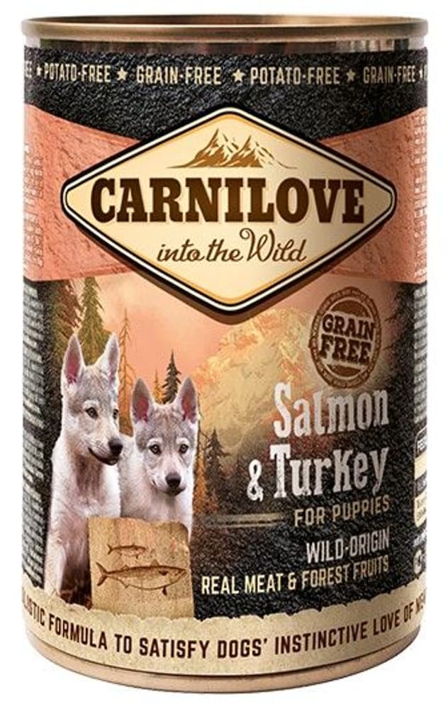 Wild Meat Salmon & Turkey for Puppies 400 g, view: 0