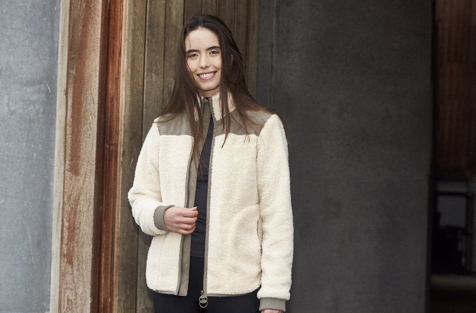 W's Paula Faux Fur Jacket Sandshell, view: 1