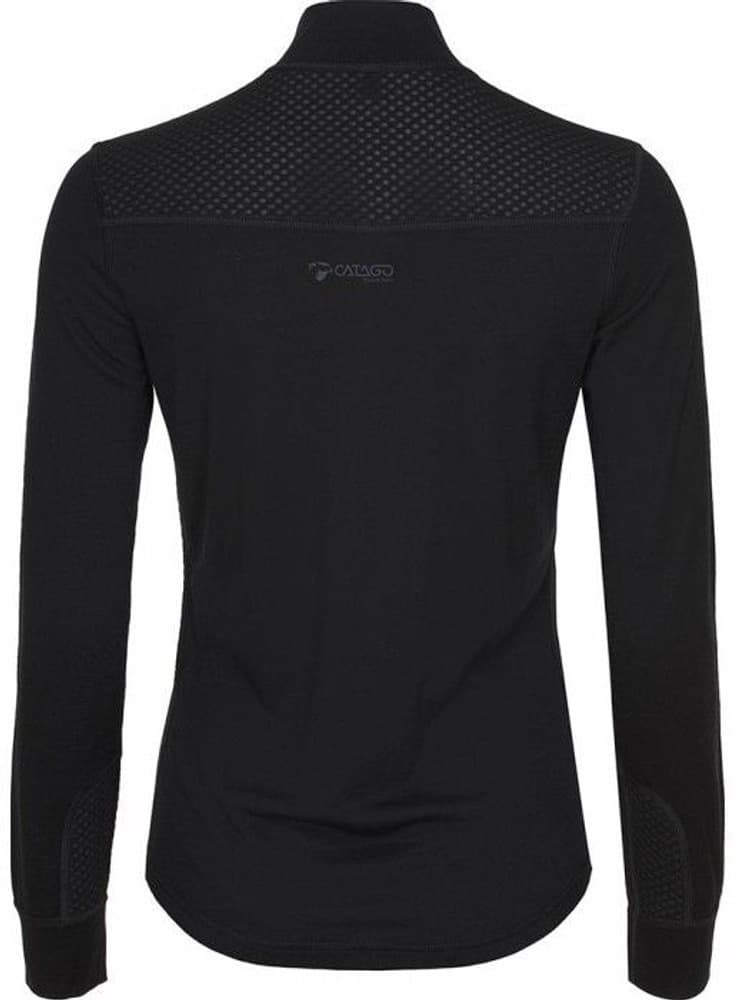 W's Madeleine Long Sleeve Halfzip Black, view: 1