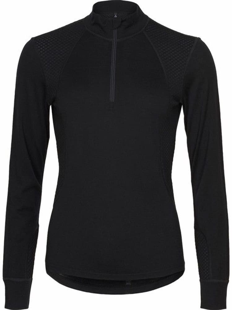 W's Madeleine Long Sleeve Halfzip Black, view: 0