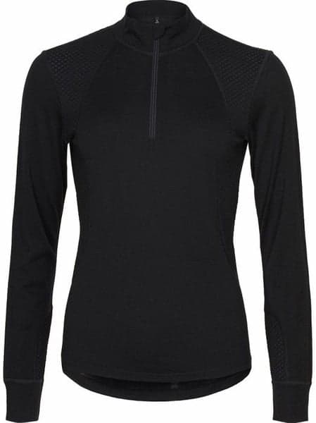 W's Madeleine Long Sleeve Halfzip Black, view: 0