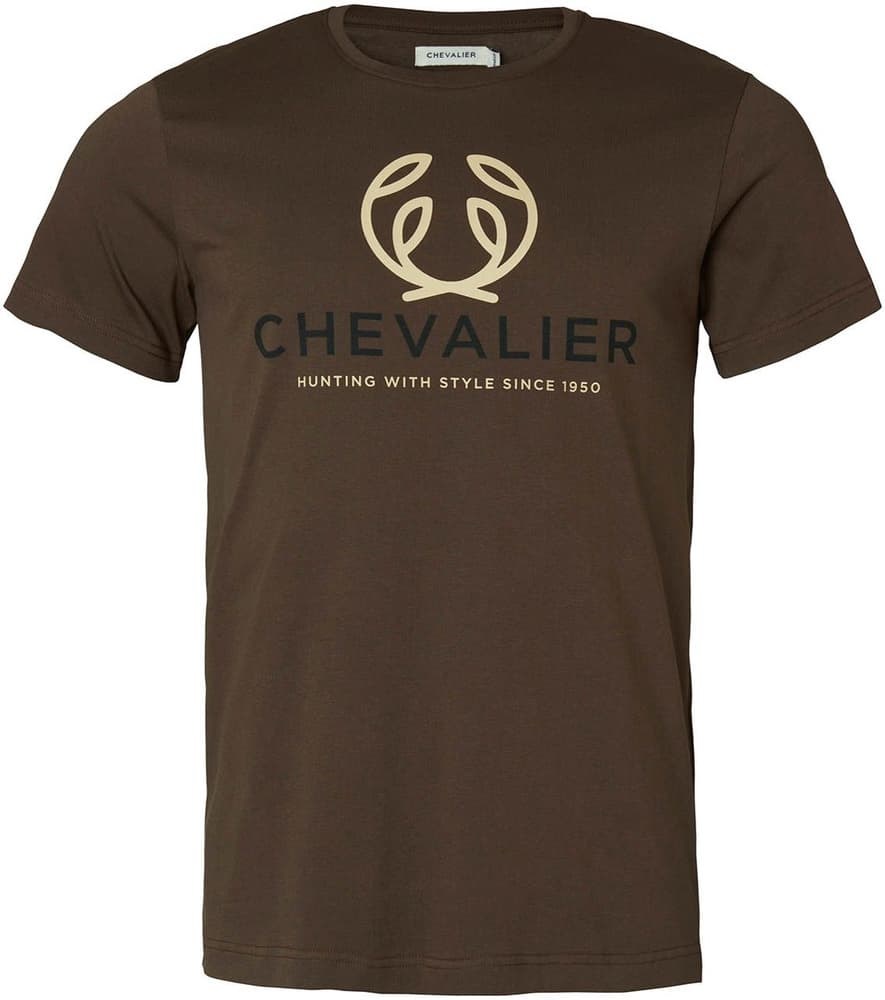 Logo T-Shirt Men Leather Brown, view: 0