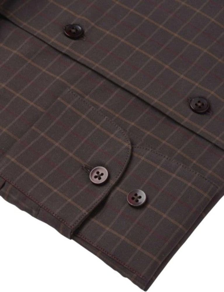 Duddon Shirt Men Coffee Tattersall, view: 4