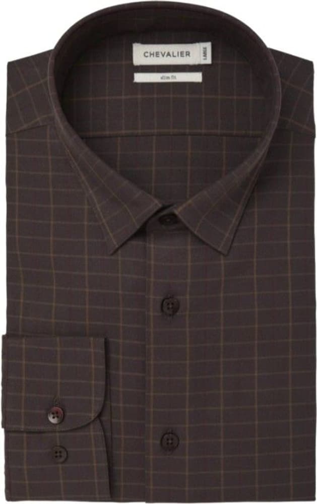 Duddon Shirt Men Coffee Tattersall, view: 2