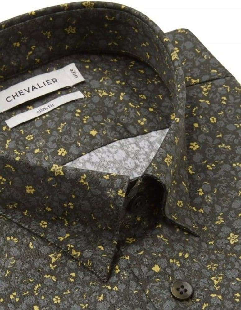 Milton Shirt Men Honey Flower Printed, view: 2