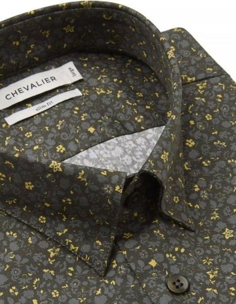 Milton Shirt Men Honey Flower Printed, view: 2