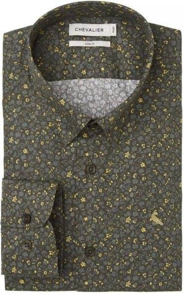 Milton Shirt Men Honey Flower Printed, view: 1