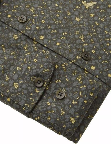 Milton Shirt Men Honey Flower Printed, view: 3