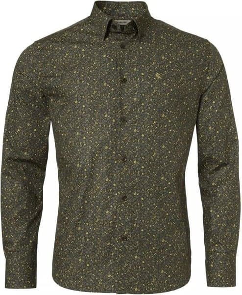 Milton Shirt Men Honey Flower Printed, view: 0