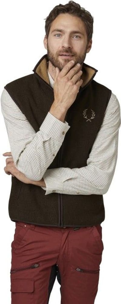 Mainstone Fleece Waistcoat Brown, view: 1