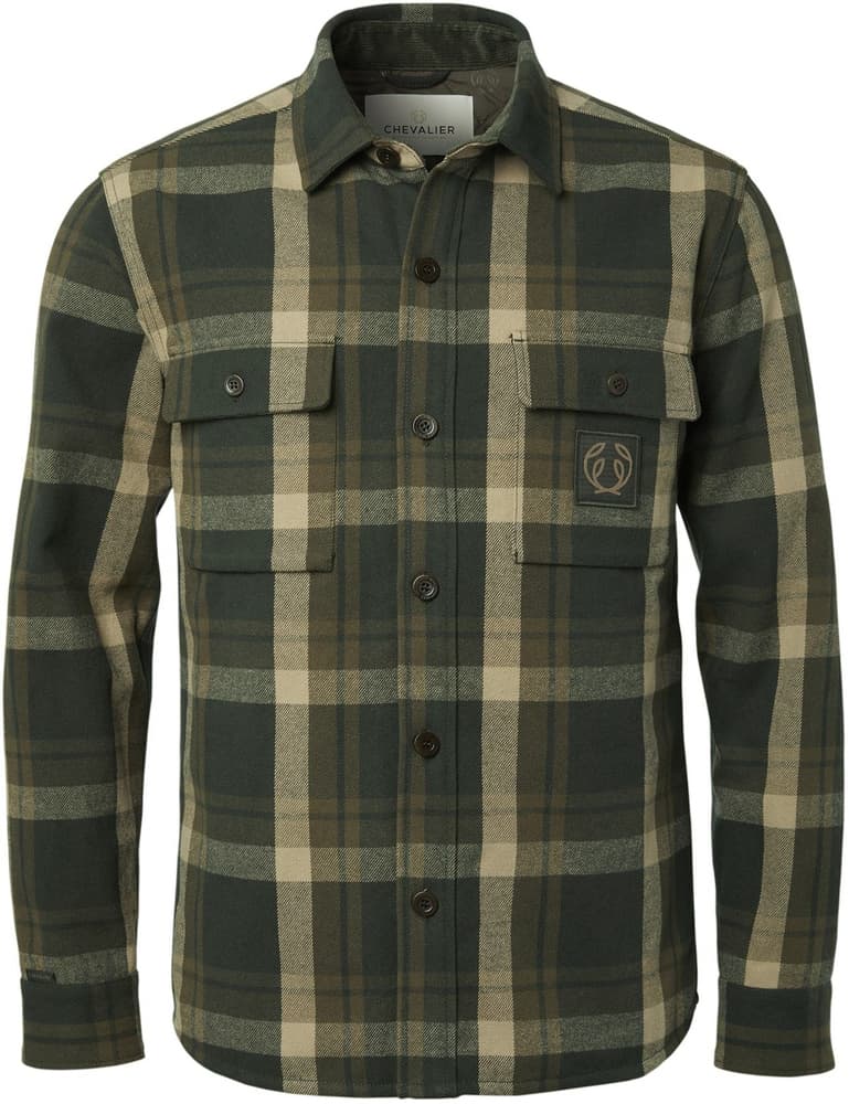 Axe Overshirt Men Green Checked, view: 0