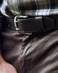 Barrow Leather Belt Leather Brown - view: 2