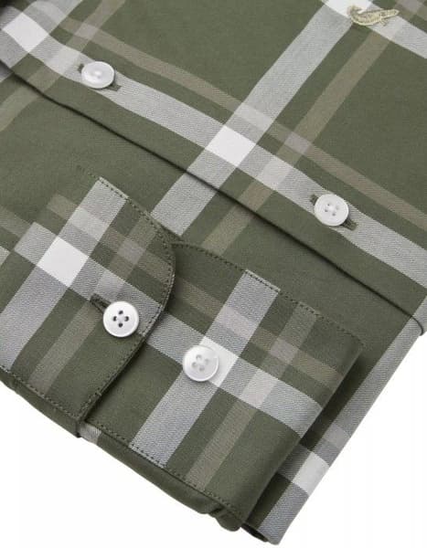 Elcot Shirt Men Pine Green Checked, view: 3