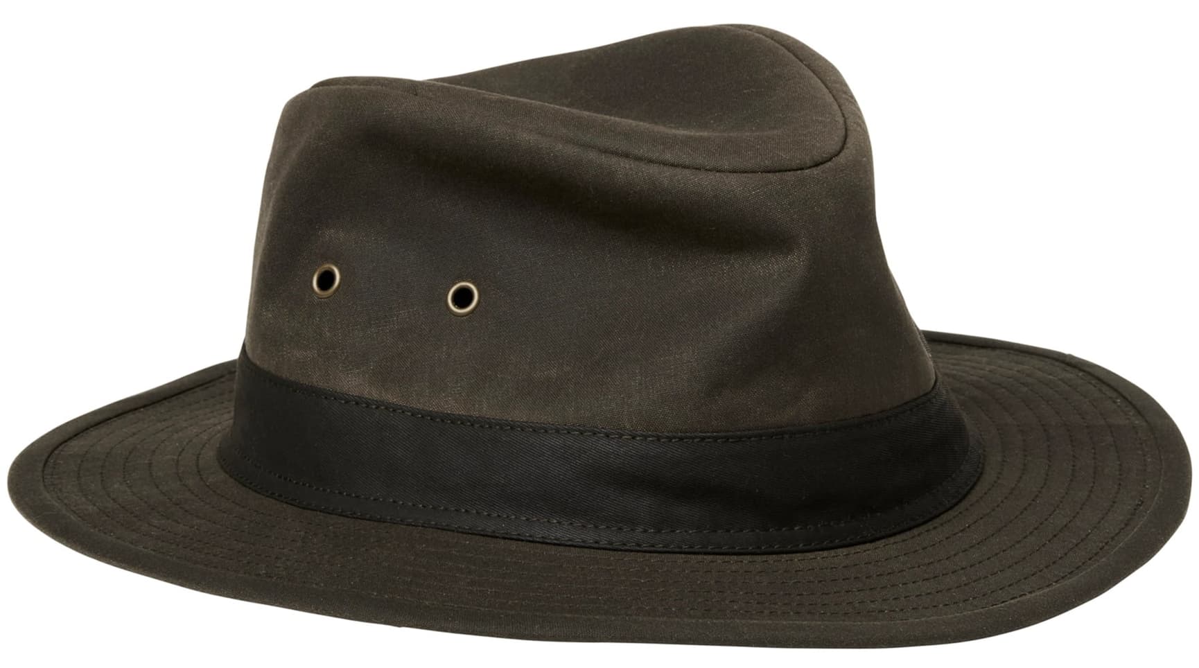 Bush Waxed Cotton Hat Leather Brown, view: 0