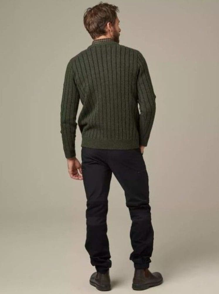 Fjord Plated RN Sweater Sweater Green, view: 2