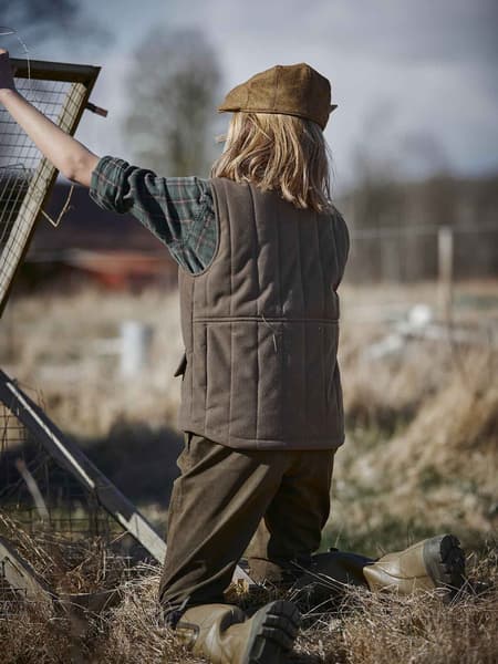 Calf Padded Vest Junior Brown, productDetailPage.view: 2