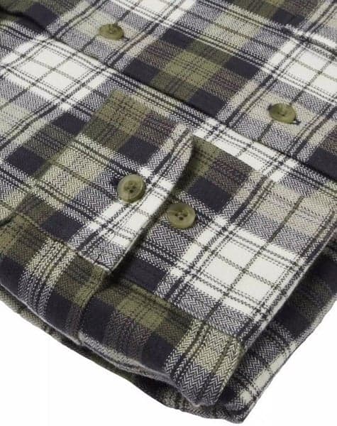 Drive Flannel Shirt Men Navy Checked, view: 4