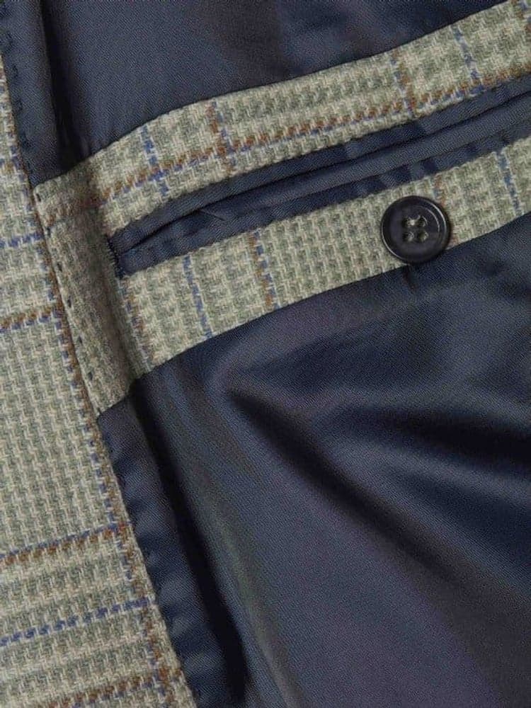 Wiston Tweed Blazer Men Willow Green Checked, view: 4