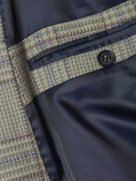 Wiston Tweed Blazer Men Willow Green Checked, view: 4