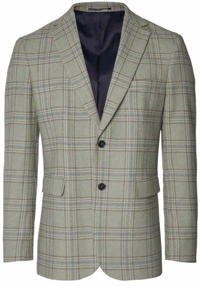 Wiston Tweed Blazer Men Willow Green Checked, view: 0