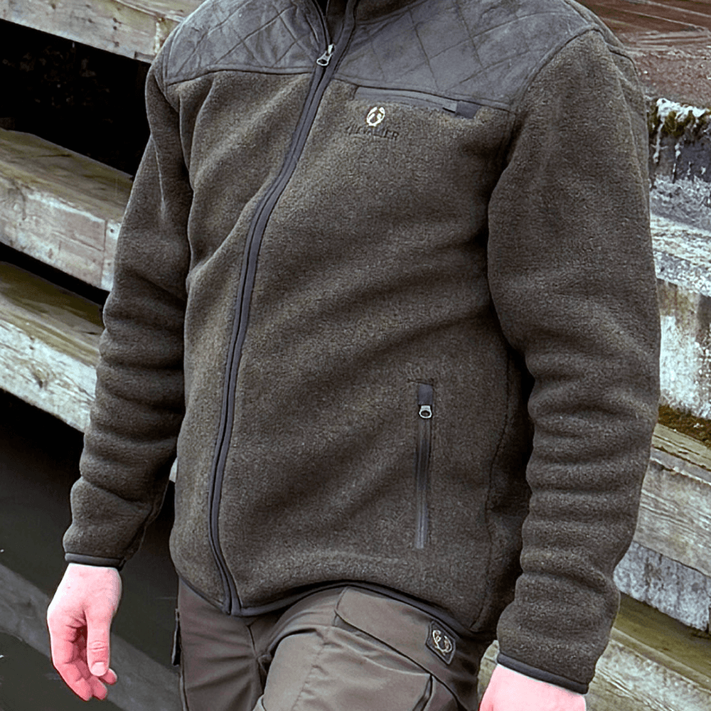 Brodie Fleece Jacket Men Autumn Green, view: 3