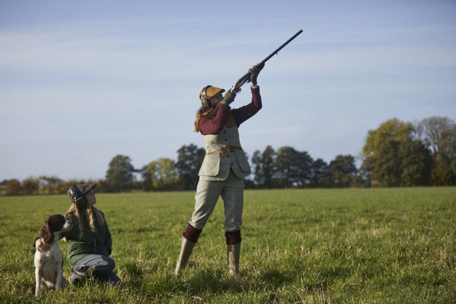 Advie Tweed Breeks Women Willow Green Checked, view: 5