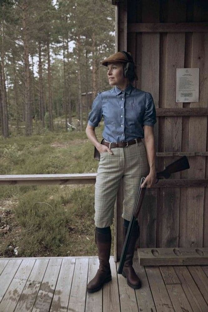 Advie Tweed Breeks Women Willow Green Checked, view: 4