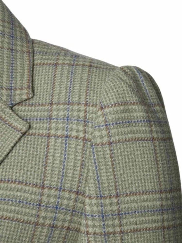 Advie Tweed Blazer Women Willow Green Checked, view: 2
