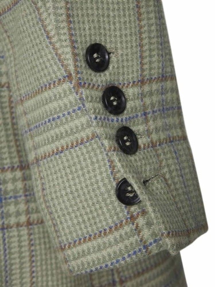 Advie Tweed Blazer Women Willow Green Checked, view: 5
