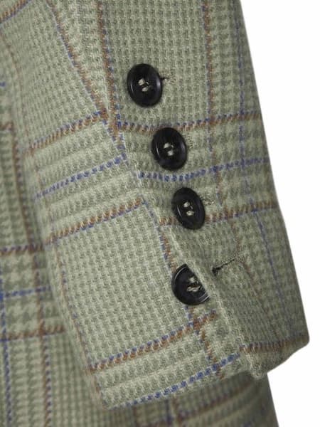 Advie Tweed Blazer Women Willow Green Checked, view: 5