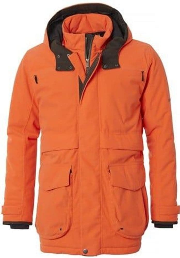 Basset Winter Jacket Men High Vis Orange, view: 0