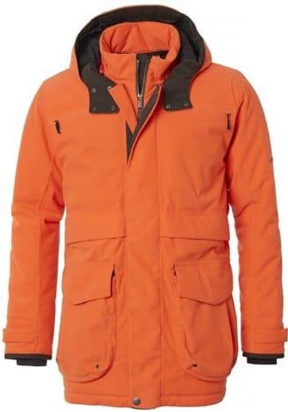 Basset Winter Jacket Men High Vis Orange, view: 0