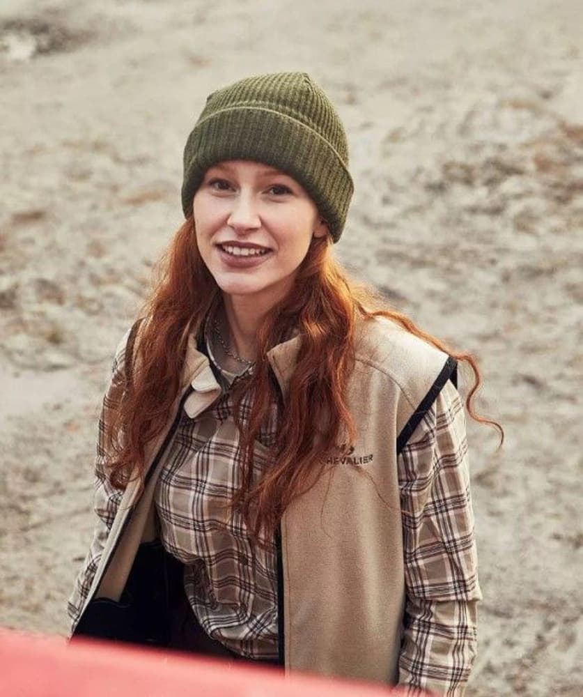 Lenzie Fleece Vest Women Sand/Brown, view: 1