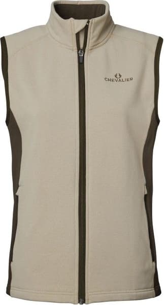 Lenzie Fleece Vest Women Sand/Brown, view: 0