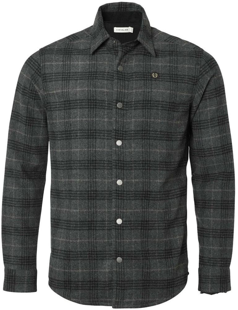 Champ Wool Overshirt Men Iron Checked, view: 0