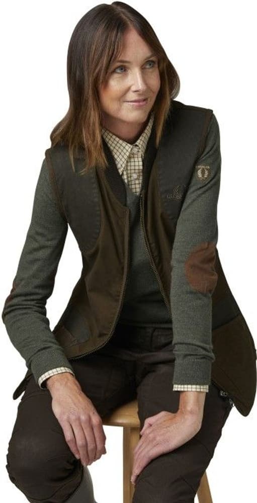 Devon Shooting Vest Women Brown, view: 1