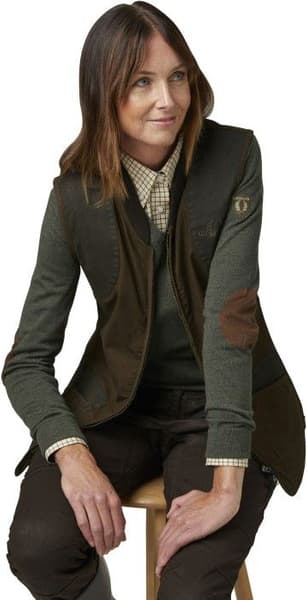Devon Shooting Vest Women Brown, view: 1