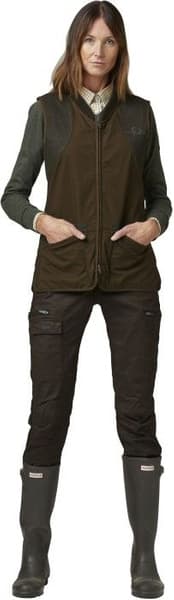 Devon Shooting Vest Women Brown, view: 2