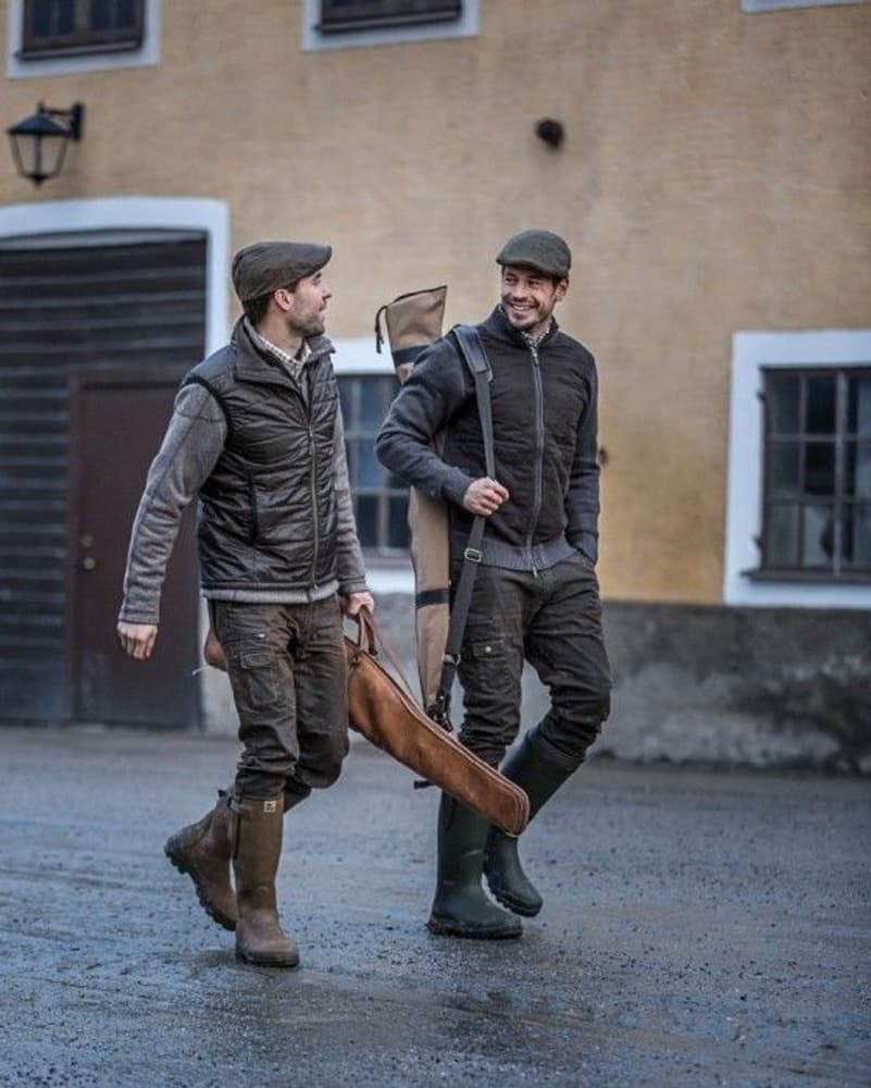 Chester Fleece Cardigan Men Brun, view: 5