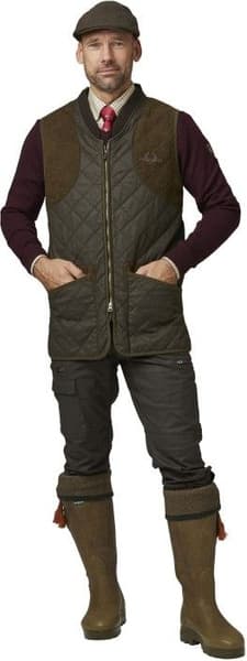 Vintage Quilt Waistcoat Men, view: 1